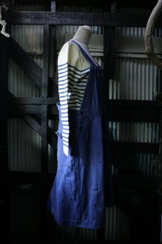 画像4: 【MITSUGU SASAKI】ビンテージ×リメイク　ワークジャンパースカート (4)