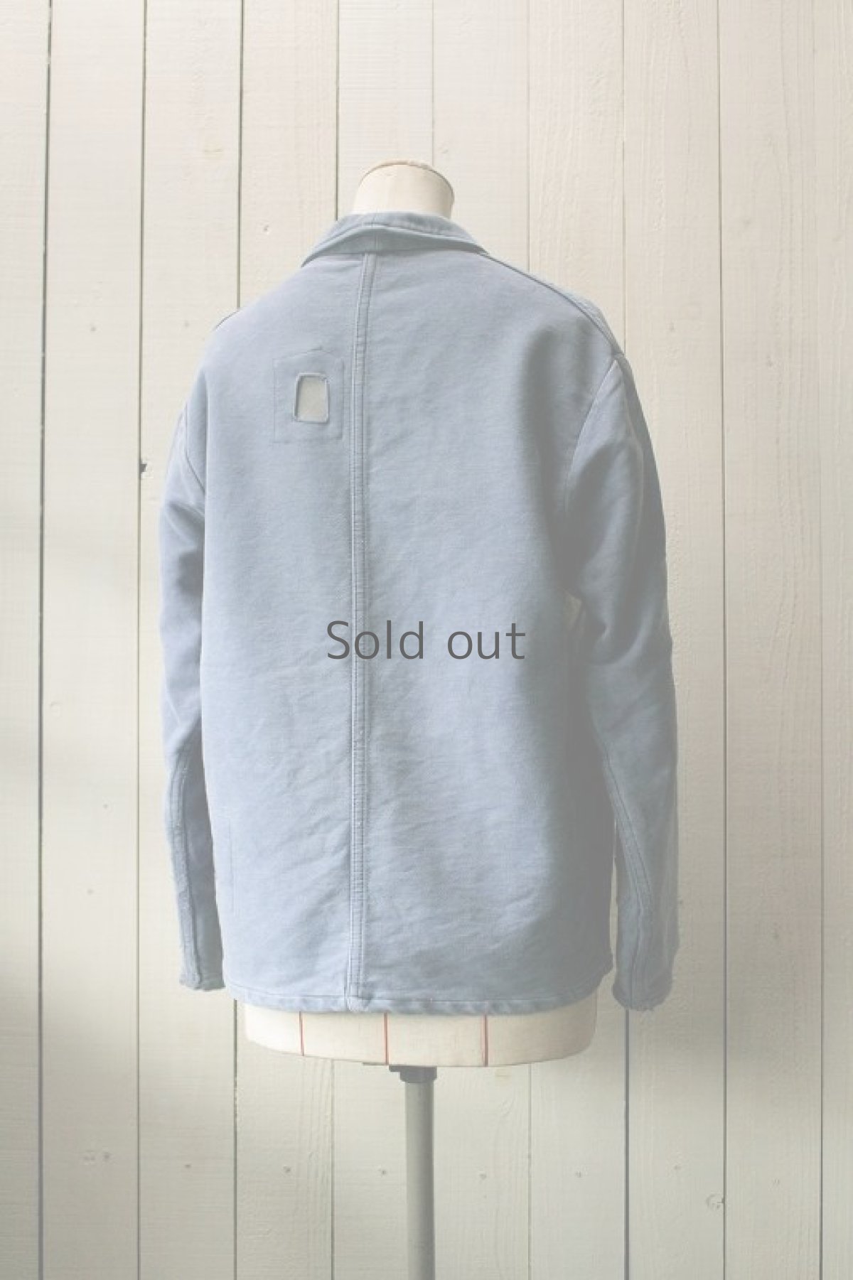 画像3: 【MITSUGU SASAKI】ビンテージ×リメイク　パッチワーク×刺し子　ワークジャケット（モールスキン） (3)