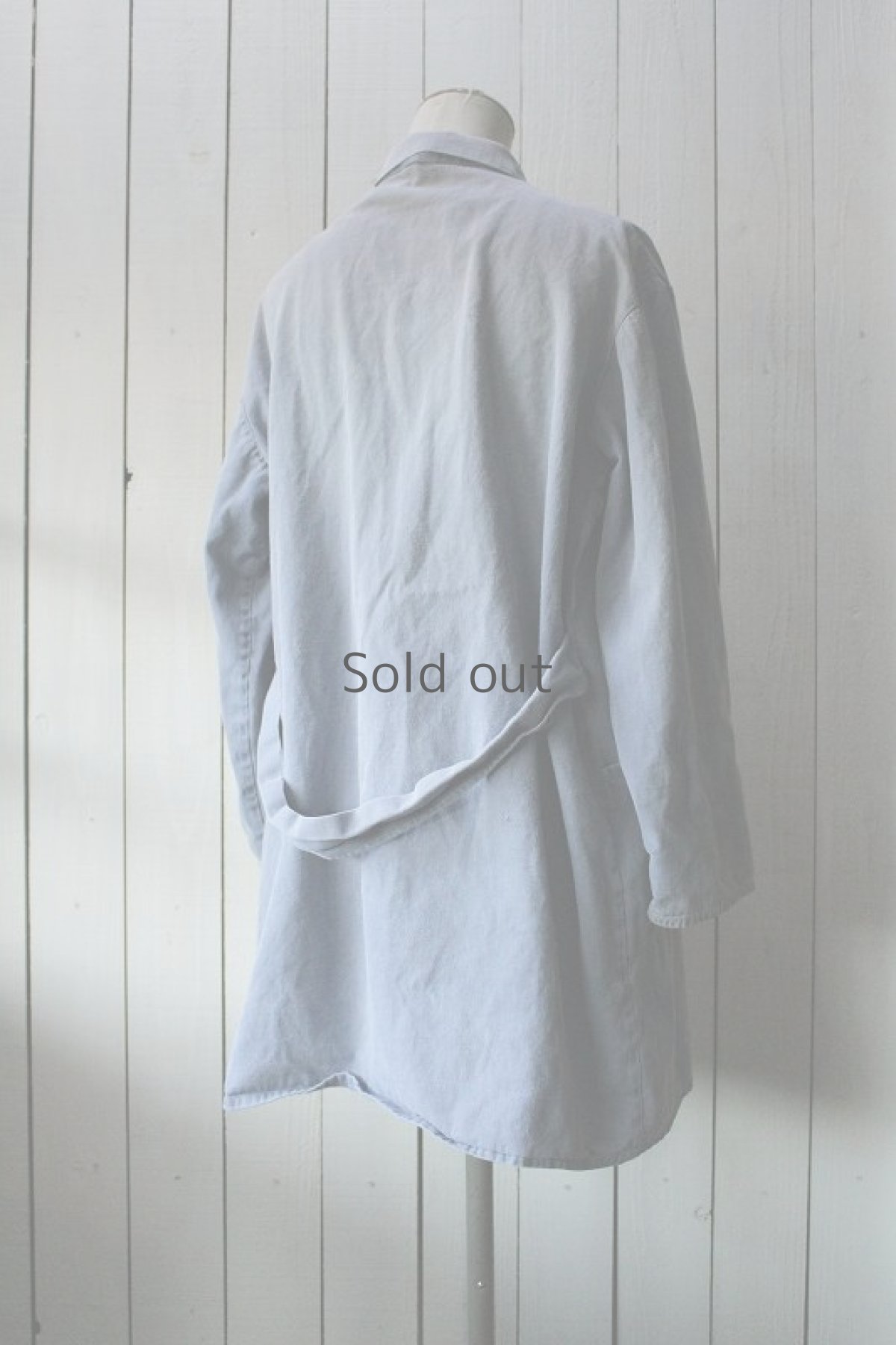 画像3: 【ドイツ】ビンテージワークコート（ライトグレー） (3)