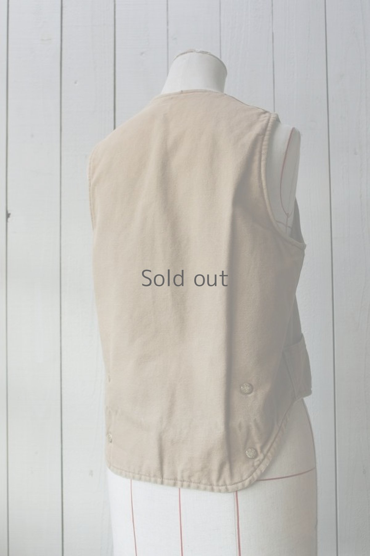 画像3: 【アメリカ】1960年代のダック地ボアベスト(CARTER'S) (3)