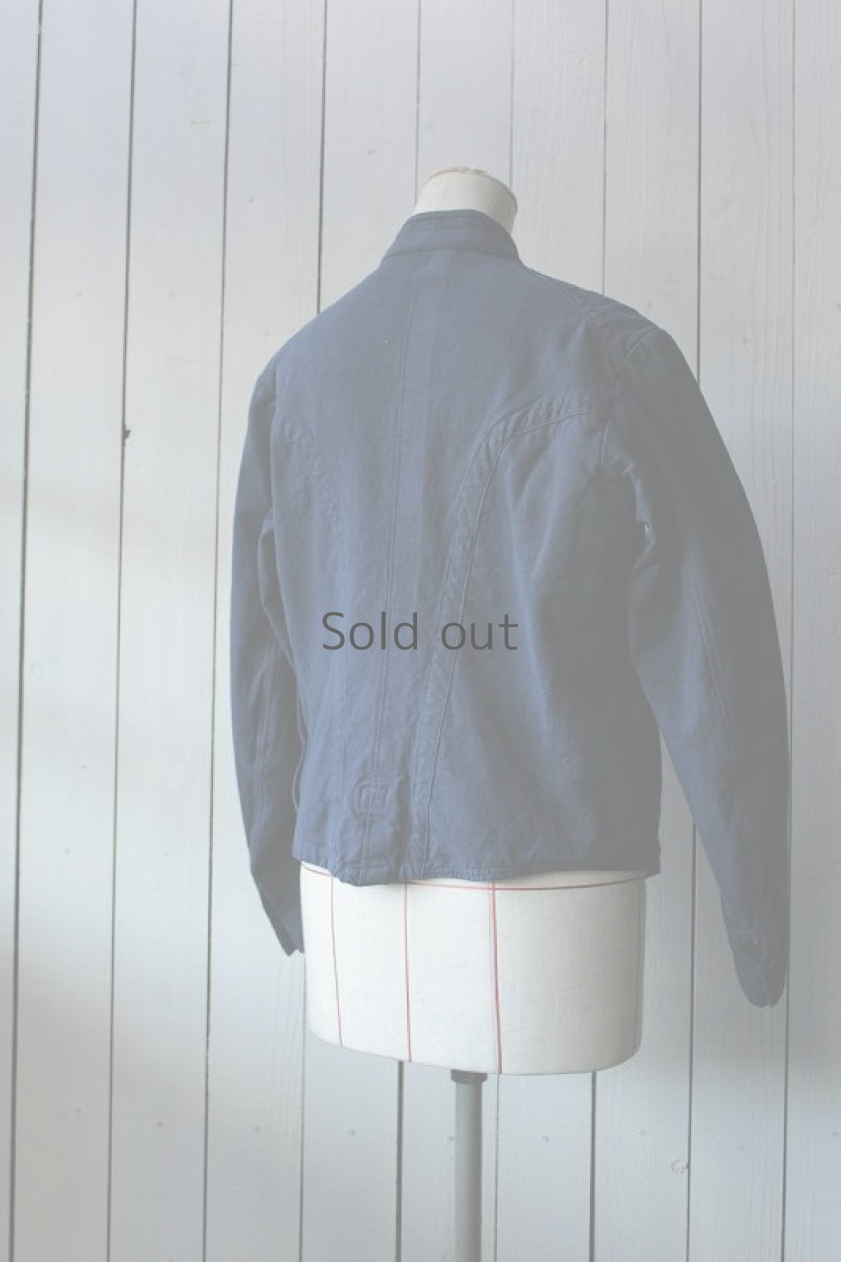 画像3: 【フランス】1940年代のフェンシングジャケット（青藍色） (3)