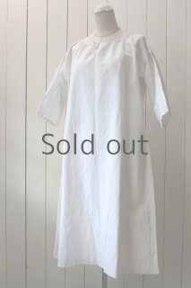 1920s フレンチアンティークリネン ノースリーブワンピース 製品