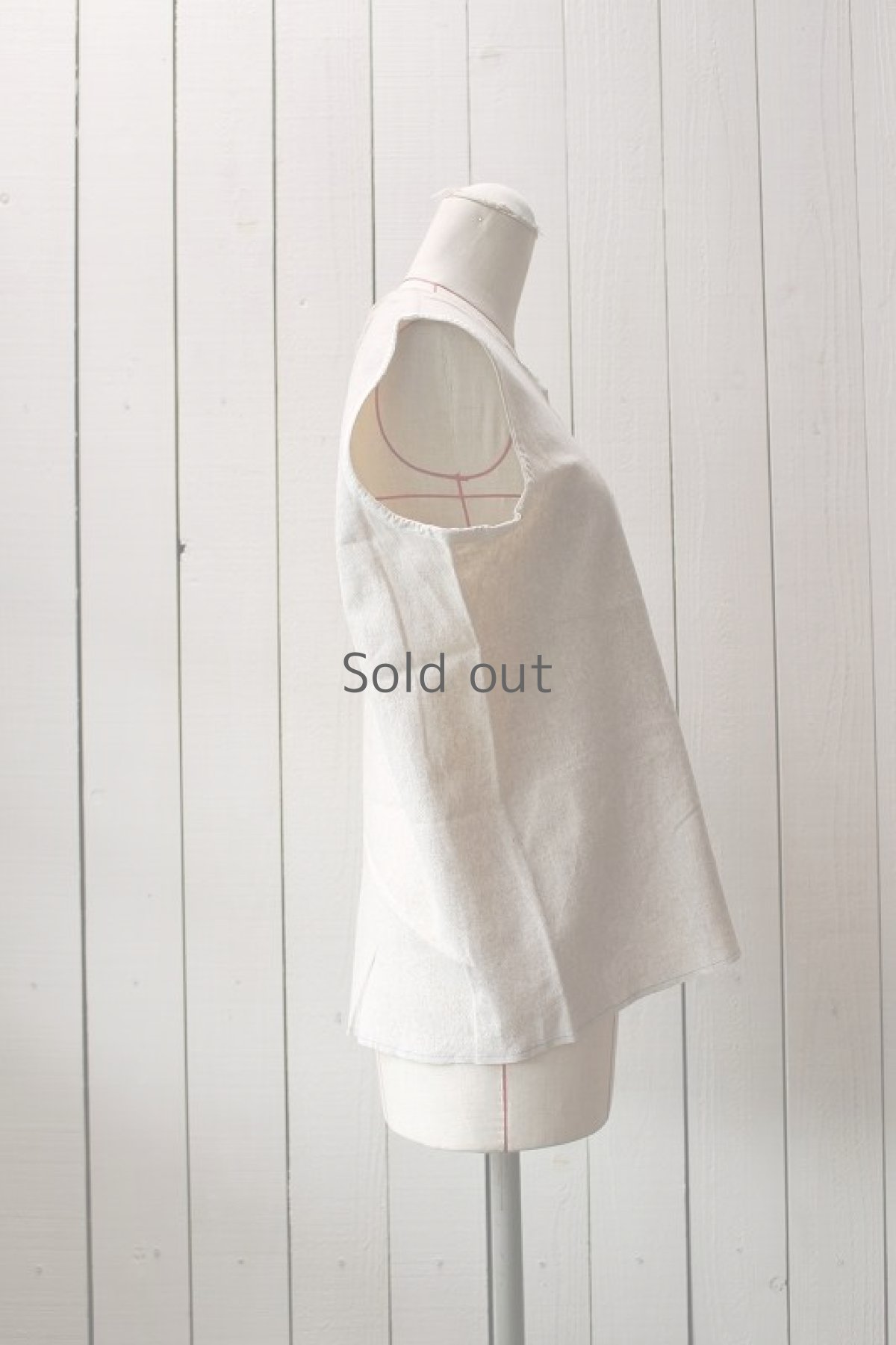 画像4: 【フランス】1950年代頃のミリタリーウールアンダーベスト（生成り） (4)