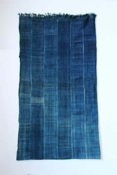 画像3: 【世界の古布】手織り藍染めの綿C（大きめ） (3)