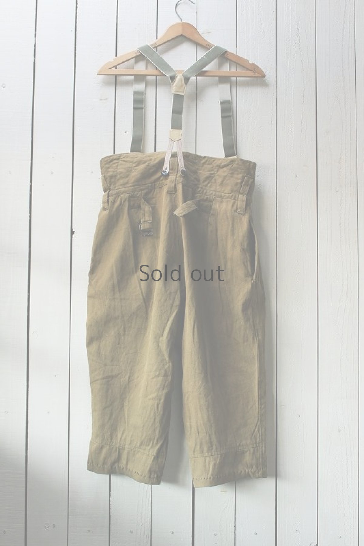 画像2: 【MITSUGU SASAKI】ビンテージリメイク　旧ソビエト軍のミリタリーパンツ (2)