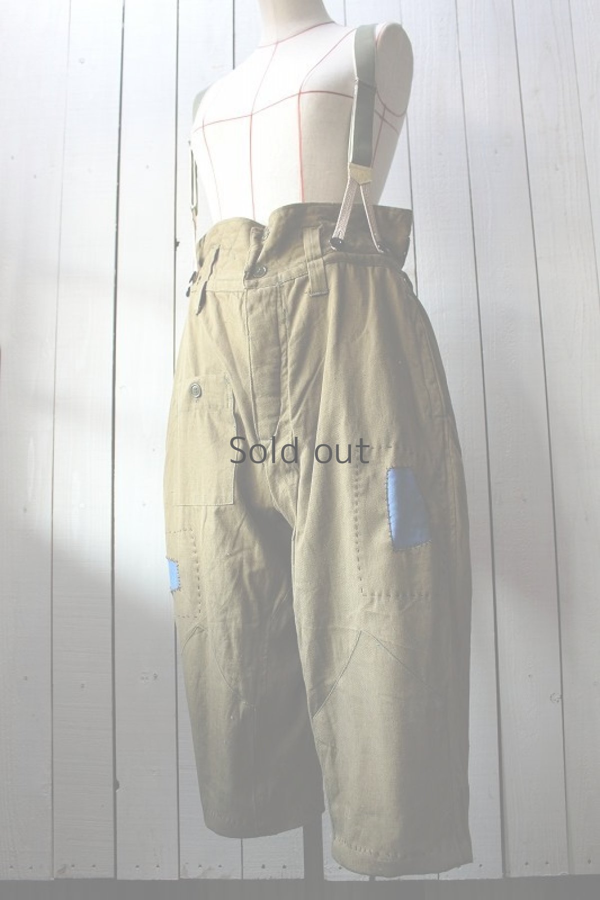 画像3: 【MITSUGU SASAKI】ビンテージリメイク　旧ソビエト軍のミリタリーパンツ (3)