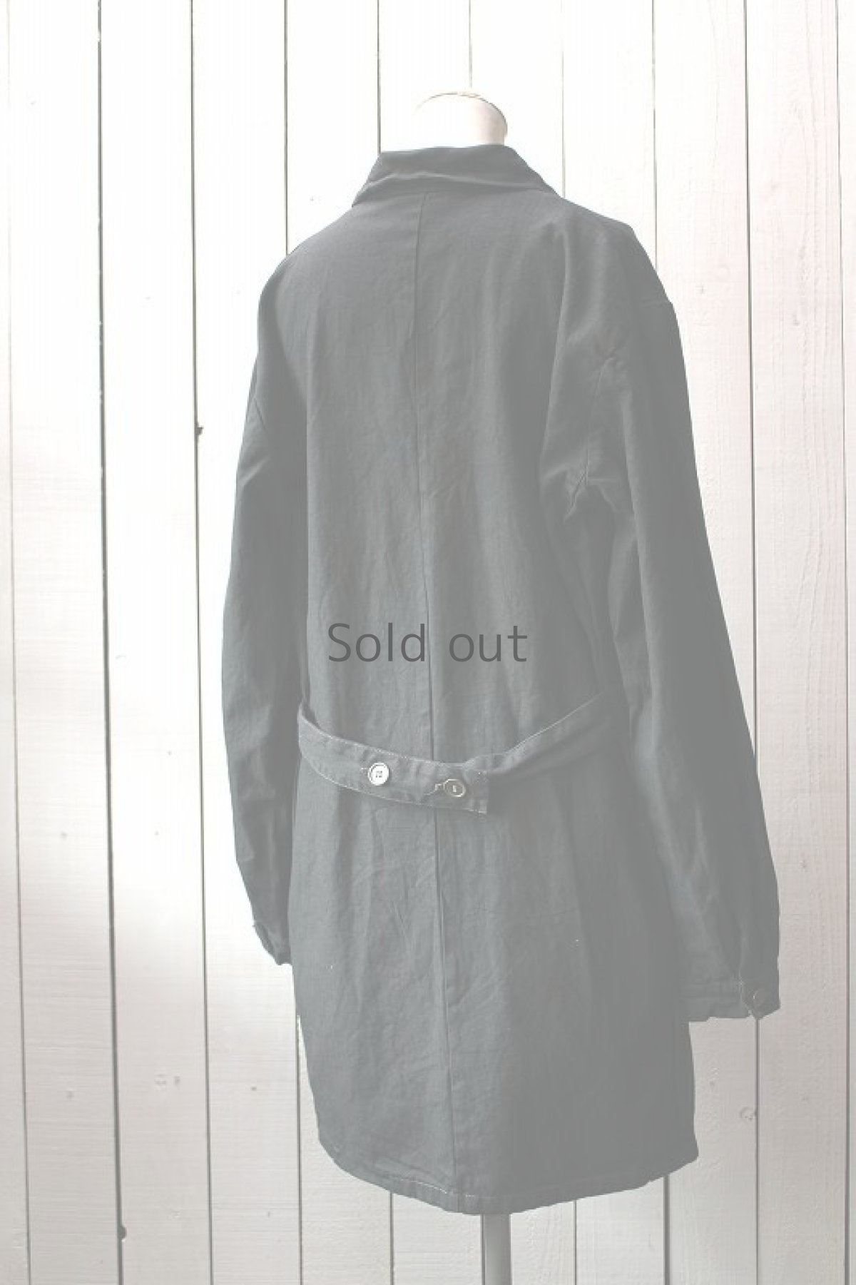 画像3: 【チェコ】ミリタリー　ワークコート（ブラック） (3)