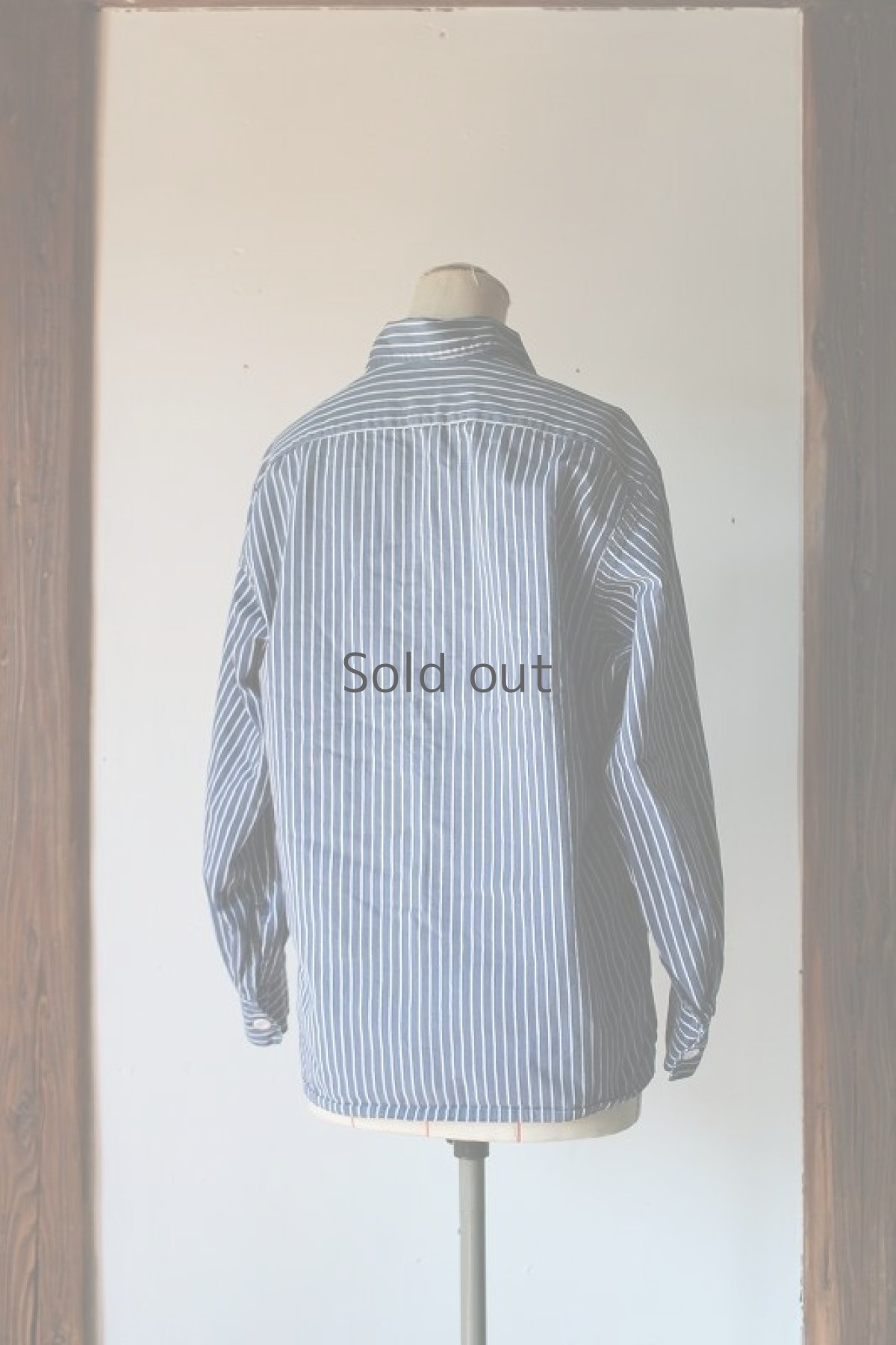 画像3: 【MITSUGU SASAKI】ビンテージ×リメイク　ポケット付フィッシャーマンシャツ (3)