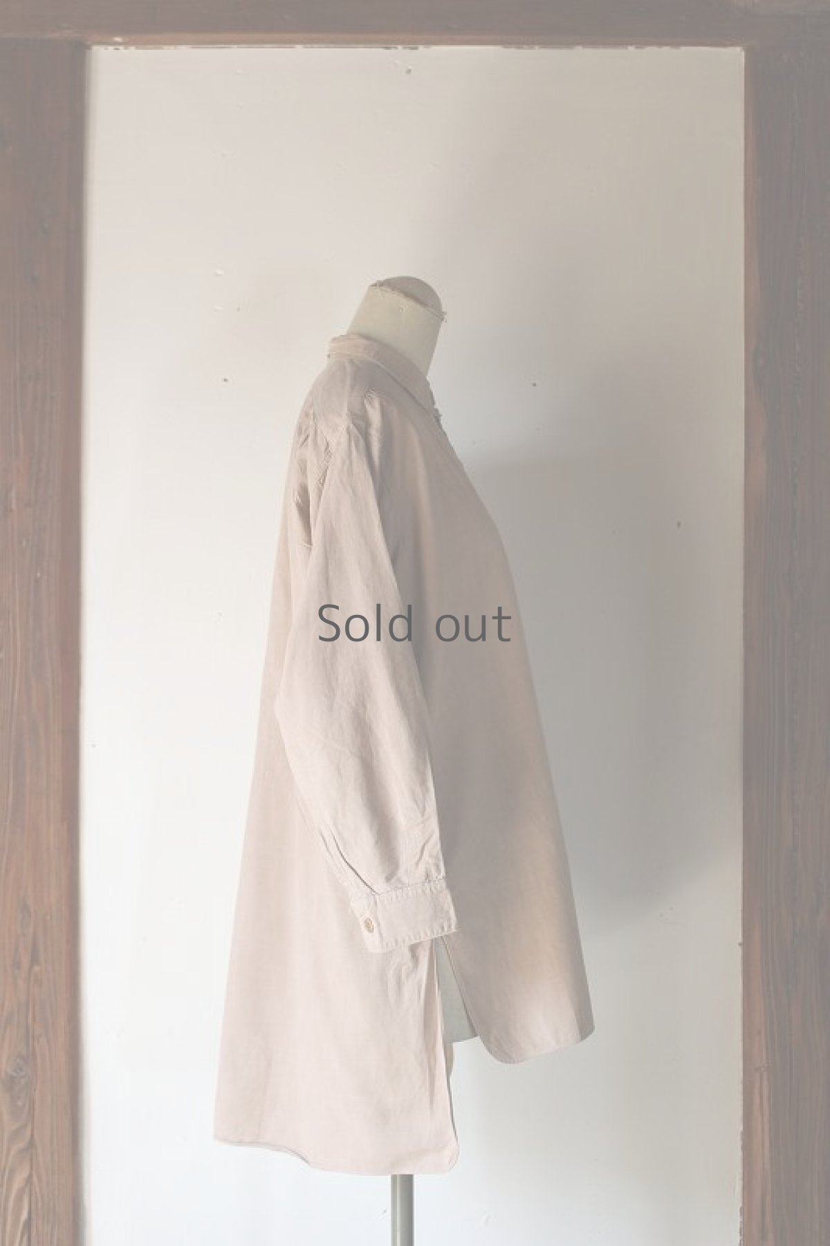 画像4: 【フランス】1950年代頃のプルオーバーシャツ（アイボリー） (4)