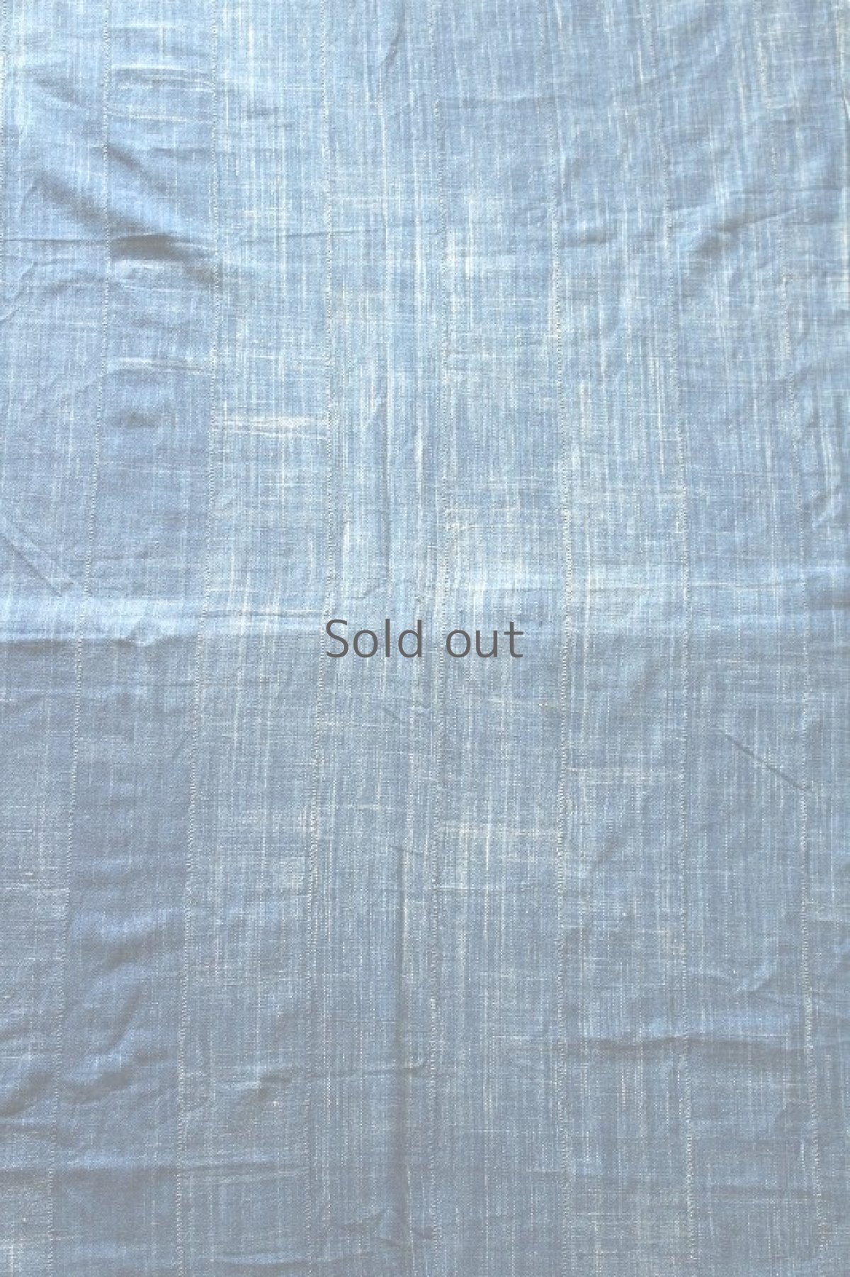 画像3: 【世界の古布】手織り藍染めの綿K（ストール） (3)