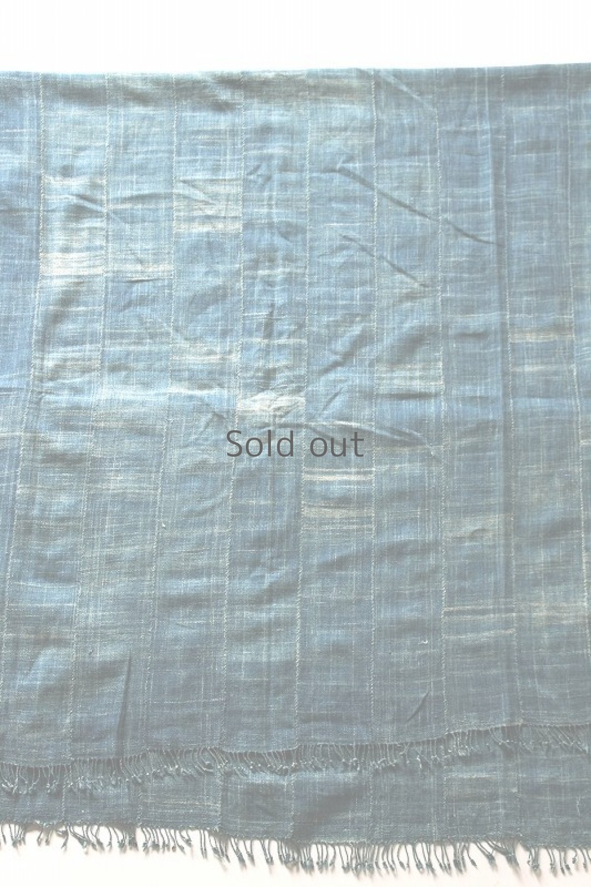 画像3: 【世界の古布】手織り藍染めの綿Ｍ（大きめ） (3)