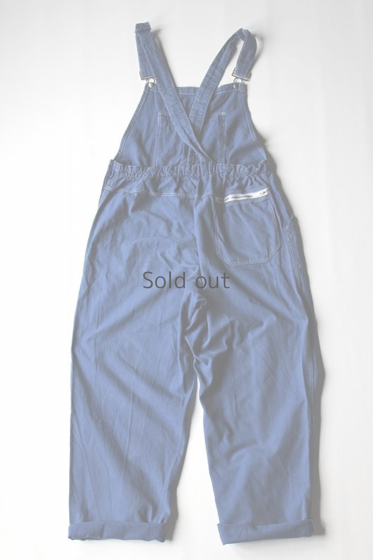 画像2: 【ドイツ】1960年代頃のワークオーバーオール（ブルー） (2)