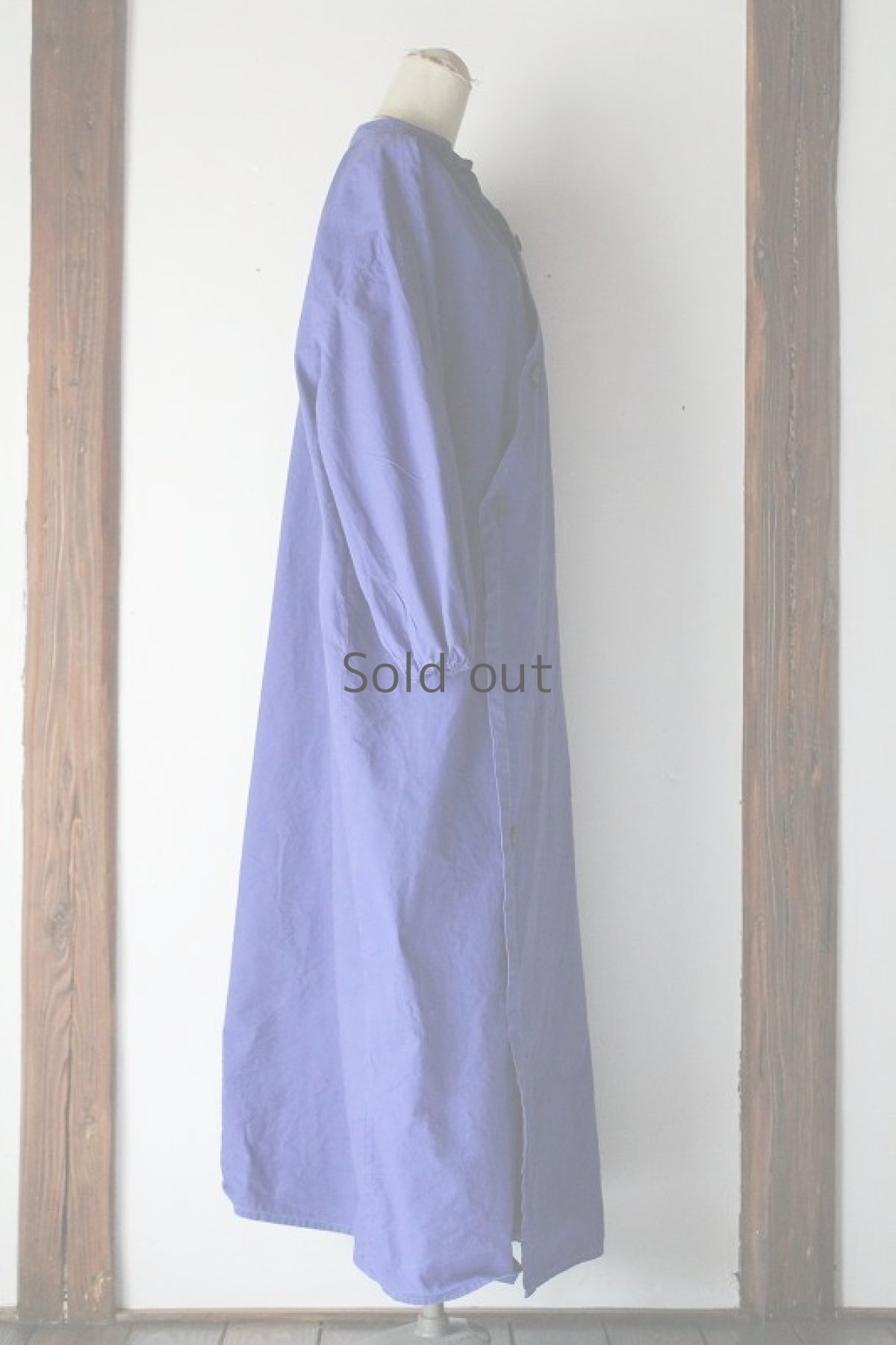 画像4: 【どこかの国】ビンテージ　ホスピタルロングドレス (4)