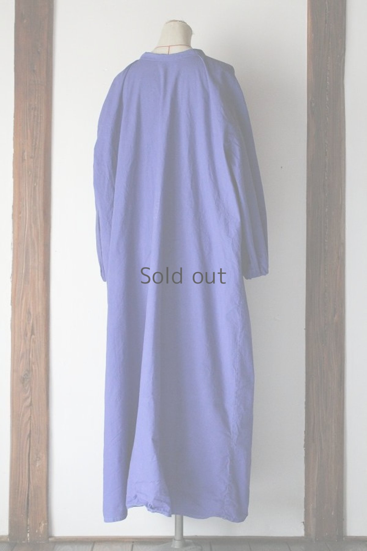 画像3: 【どこかの国】ビンテージ　ホスピタルロングドレス (3)