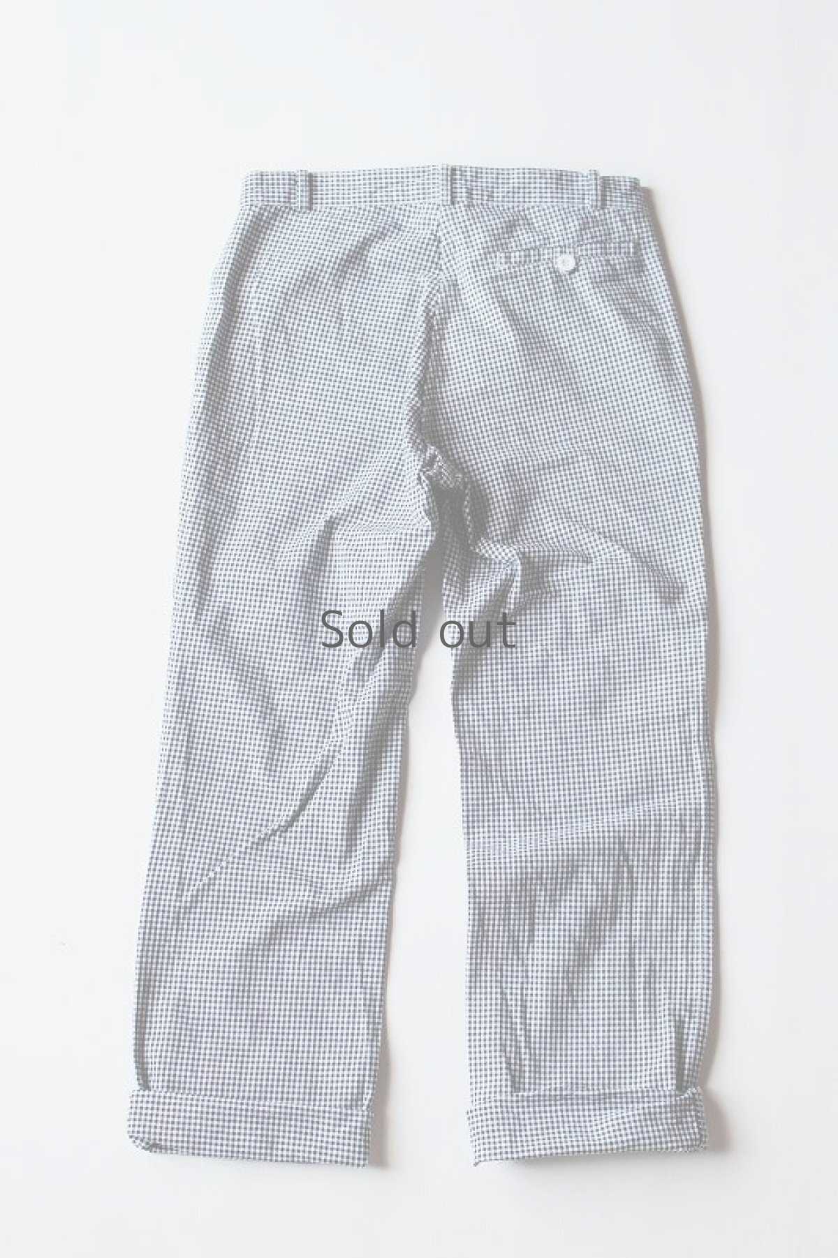 画像2: 【ドイツ】ビンテージ　千鳥格子ワークパンツ(コック) (2)