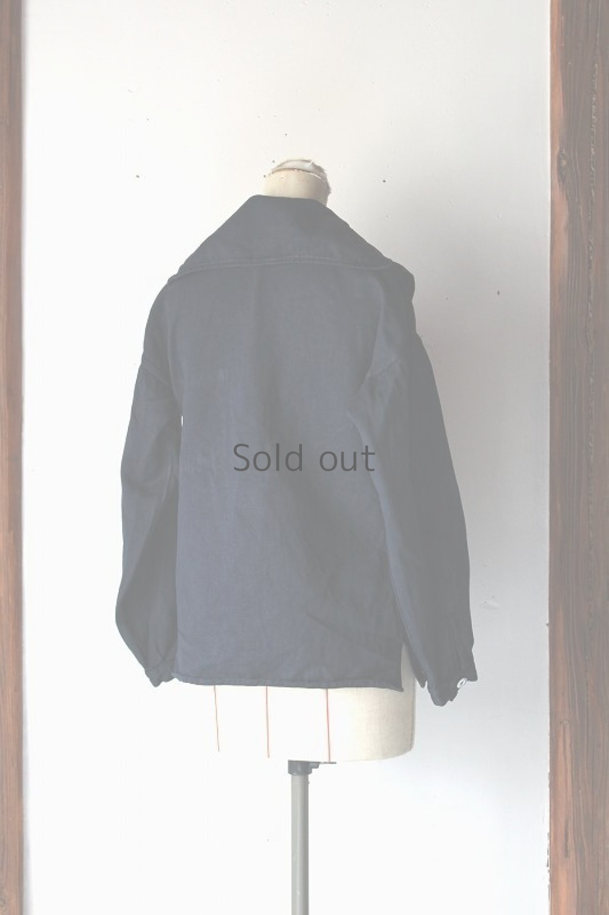 画像3: 【スペイン】海軍　マリーンセーラー　ワークシャツ（青藍色） (3)