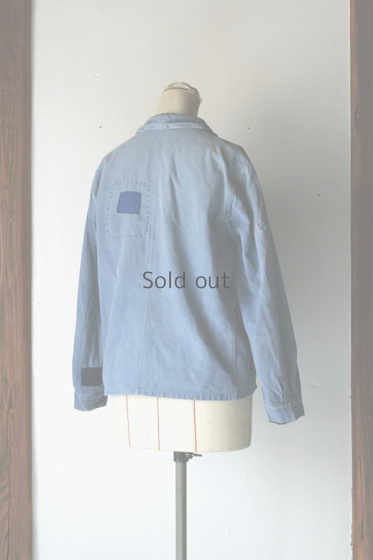 画像3: 【MITSUGU SASAKI】ビンテージリメイク　パッチワークと刺し子ワークジャケット（JAD） (3)