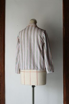 画像3: 【ドイツ】１９７０年代頃のストライプパジャマシャツ（裏起毛） (3)