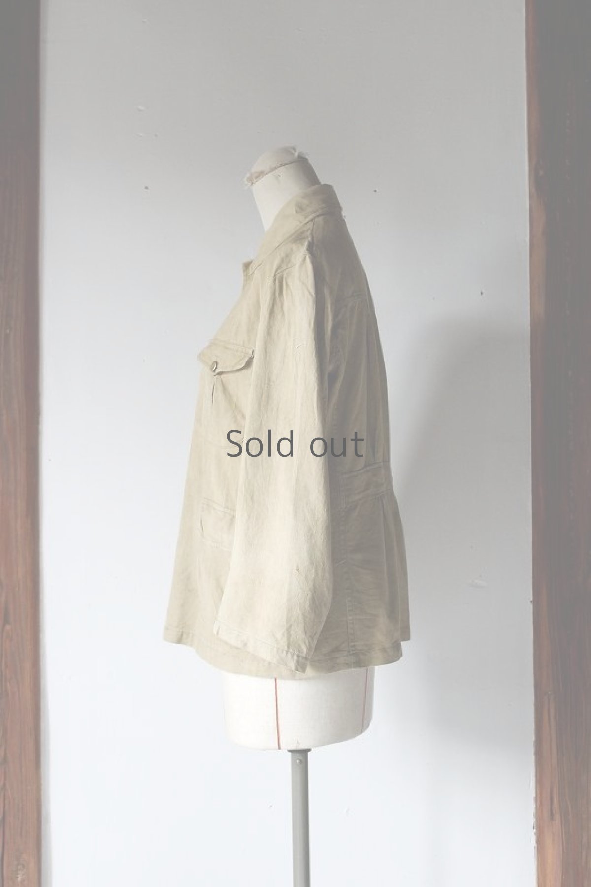 画像2: 【日本軍】昭和初期のワークシャツジャケット (2)