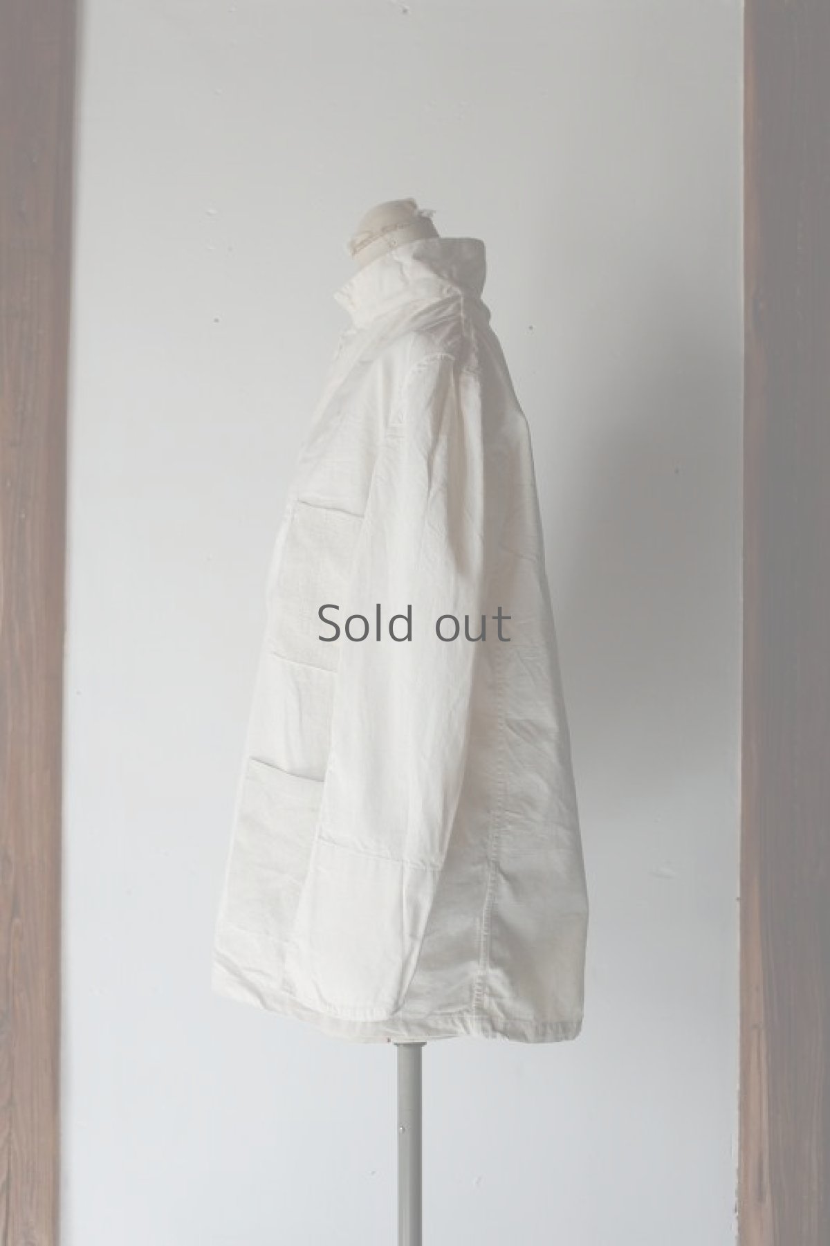 画像2: 【MITSUGU SASAKI】ビンテージリメイク パッチワーク ホワイトワークジャケット (2)