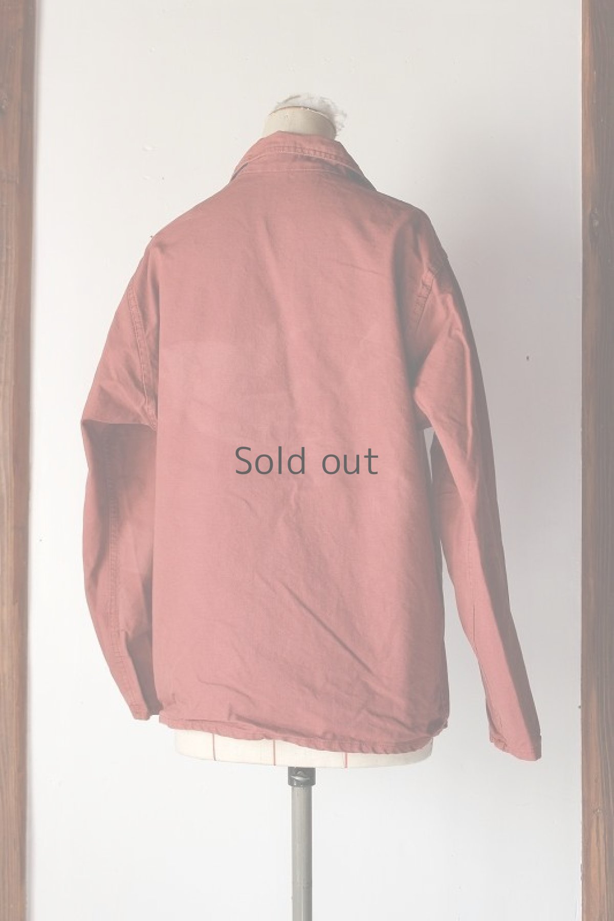 画像3: 【フランス】ビンテージ　マリンセーラーワークシャツ（レッド） (3)