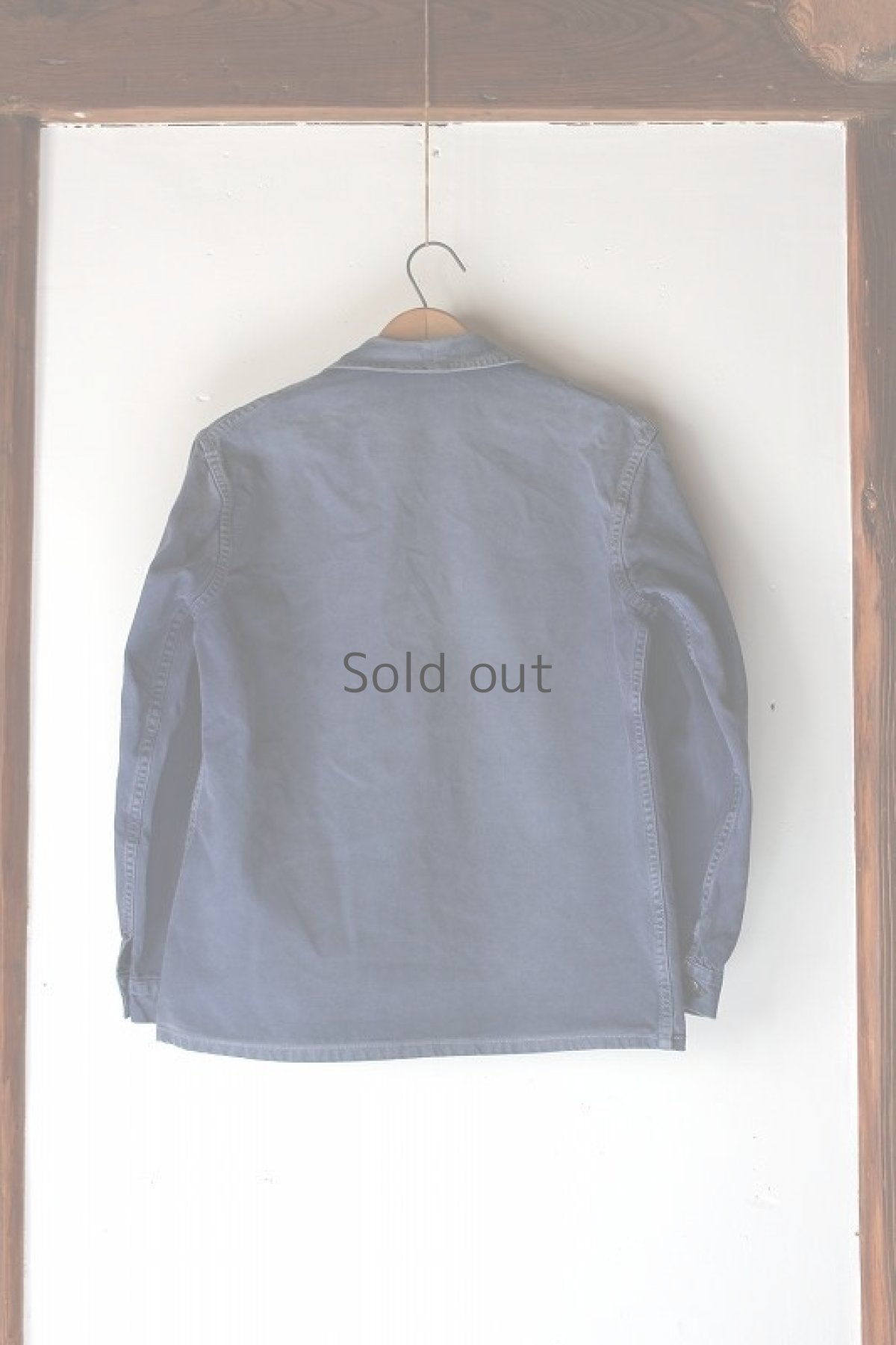 画像2: 【フランス】１９６０年代頃のコットンツイルワークジャケット (2)