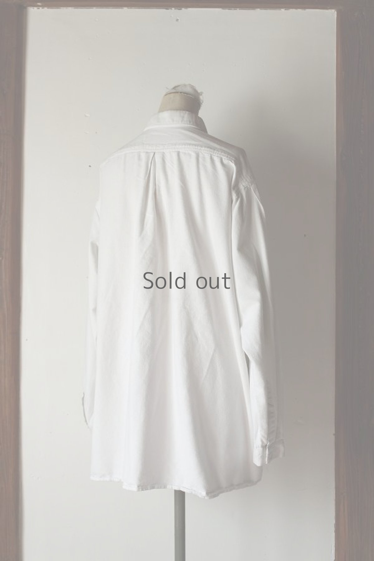 画像3: 【オーストリア】ビンテージ　プルオーバー　ホワイトシャツ (3)