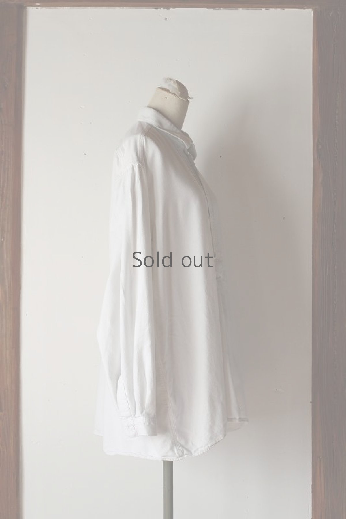 画像4: 【オーストリア】ビンテージ　プルオーバー　ホワイトシャツ (4)