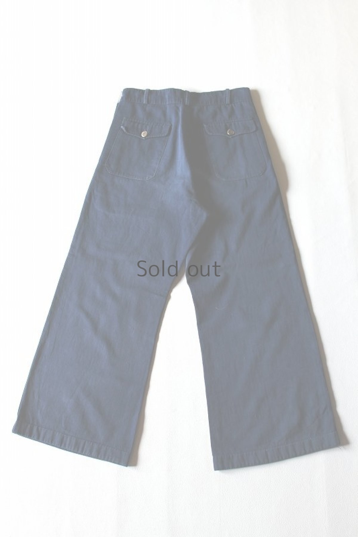 画像2: 【フランス】１９５０年代頃のセーラーワークパンツ (2)