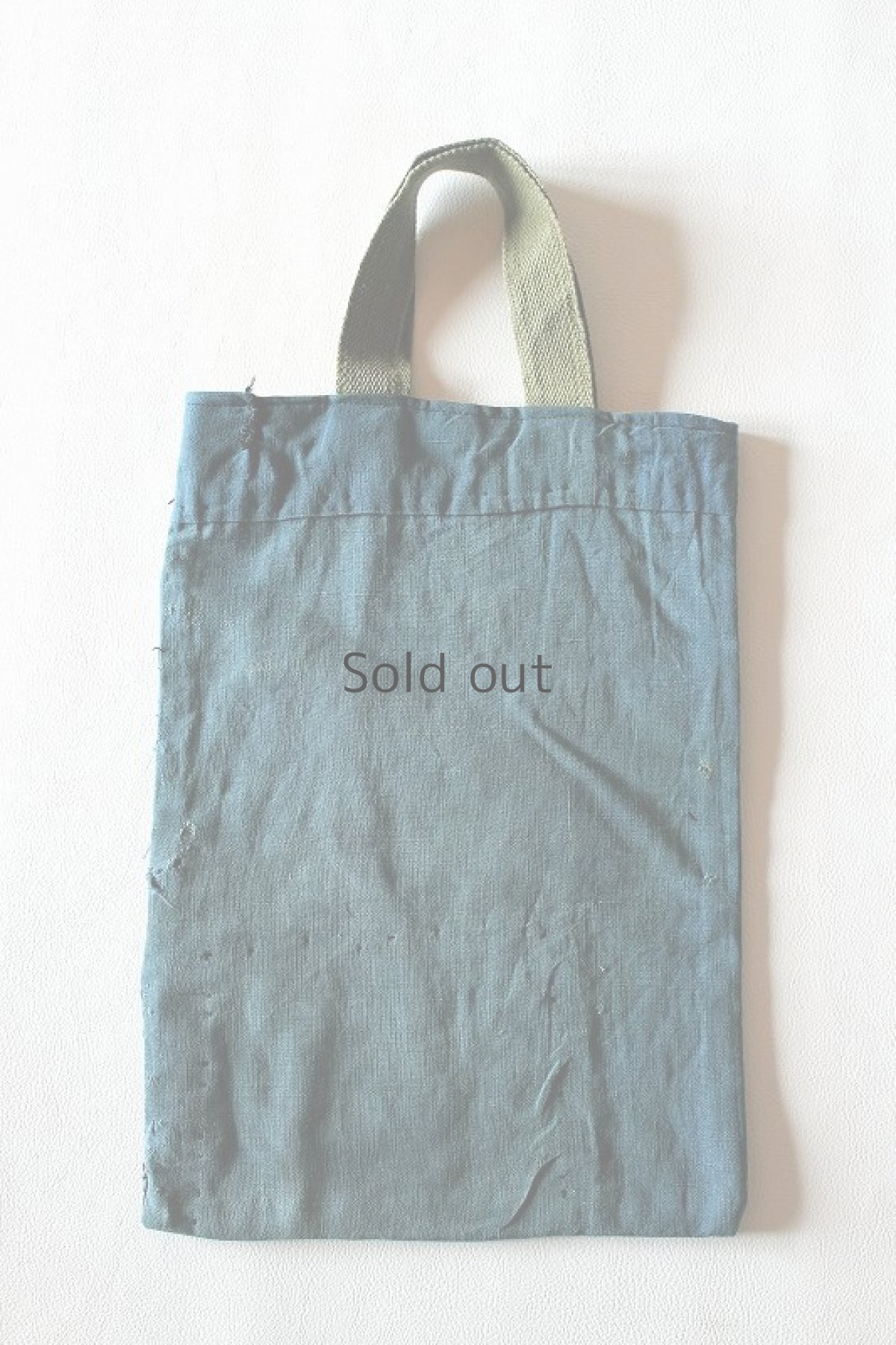 画像2: 【ササキチホ】藍染古布　「ちょっとそこまで」トートバッグ (2)