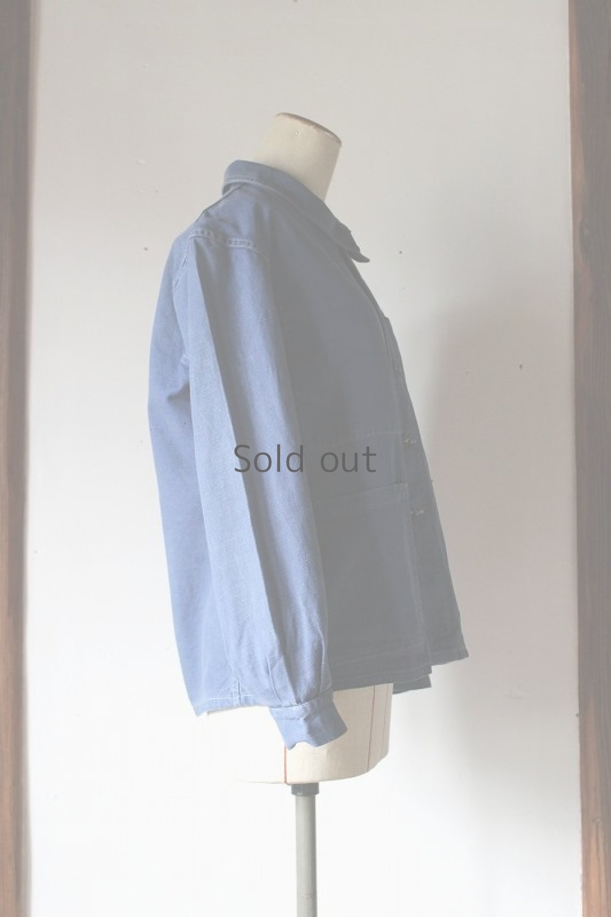 画像4: 【フランス】１９６０年代頃のコットンツイルワークジャケット（ZVTT） (4)