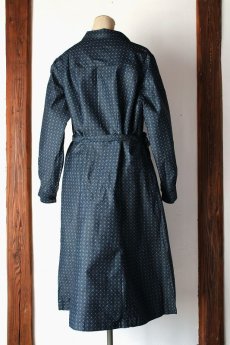 画像3: 【フランス】２０世紀初頭のブラックワークドレス（黒と青/未使用品） (3)