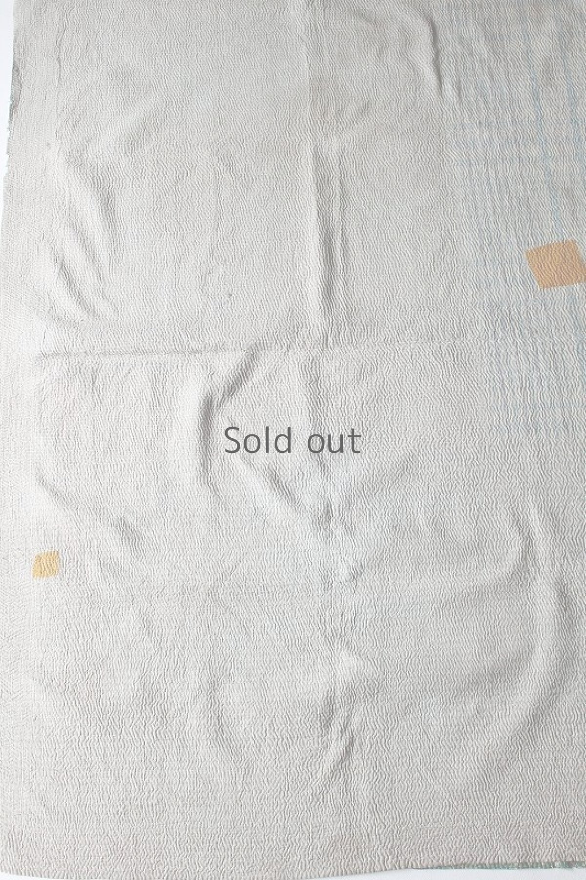 画像2: 【インド・パキスタン】ラリーキルト（グリーン柄×グレー） (2)