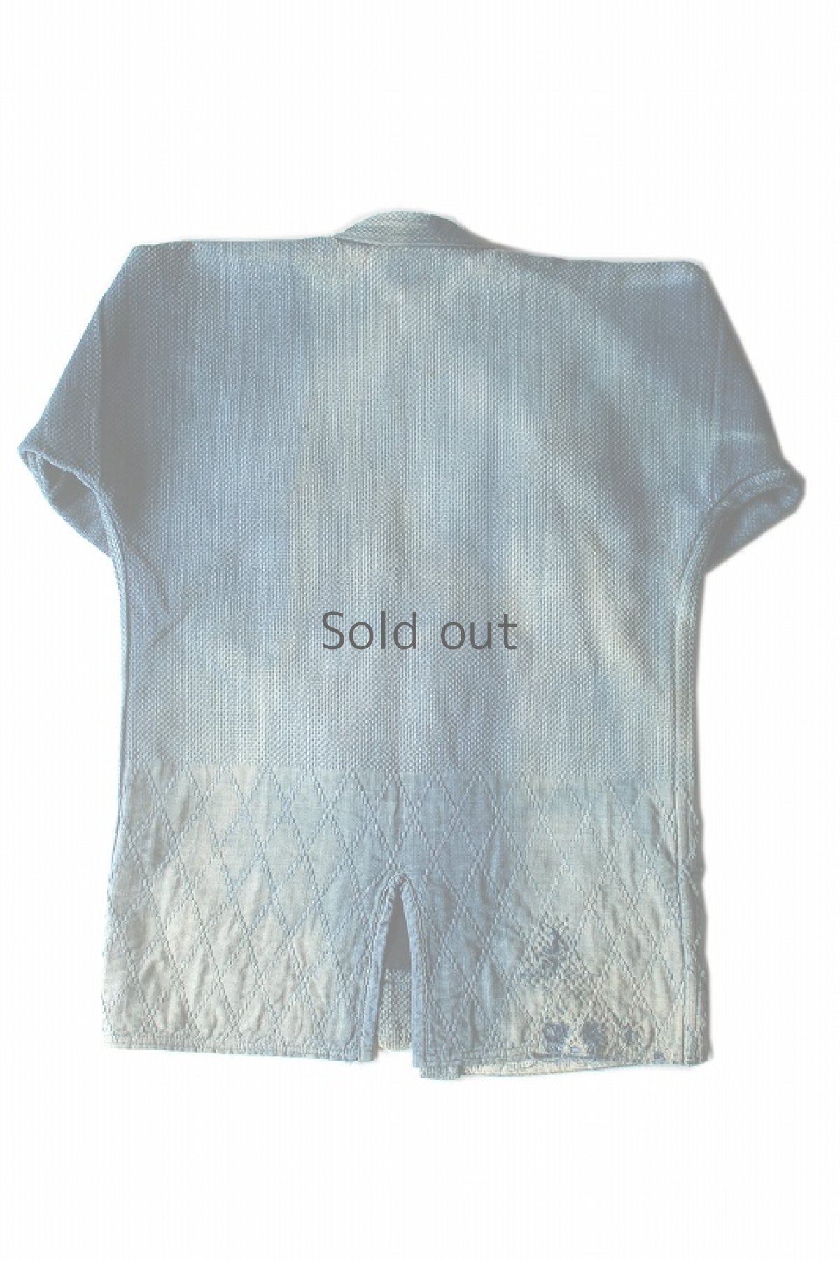 画像2: 【MITSUGU SASAKI】藍+柿渋　リメイク剣道着ジャケット (2)