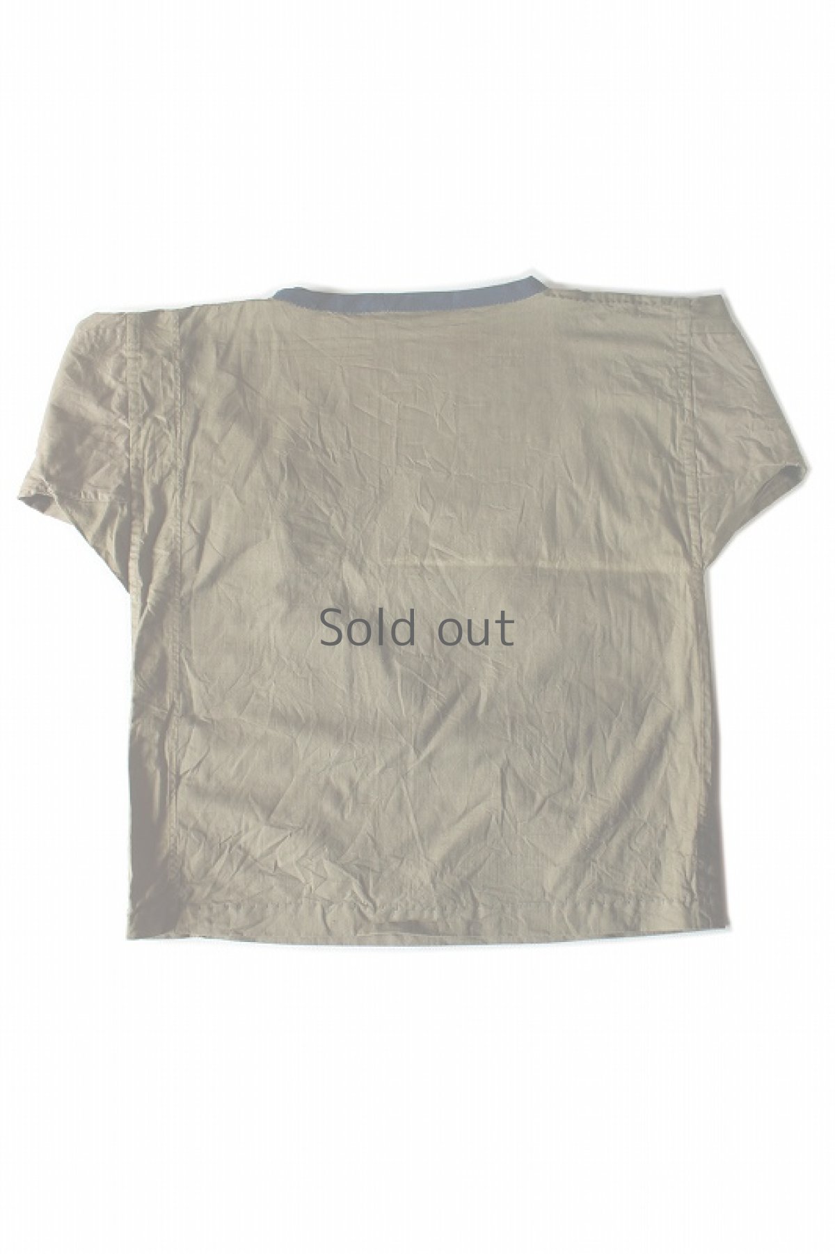 画像2: 【MITSUGU SASAKI】ビンテージリメイク　男のスモック（チェコのブラウンコットン） (2)