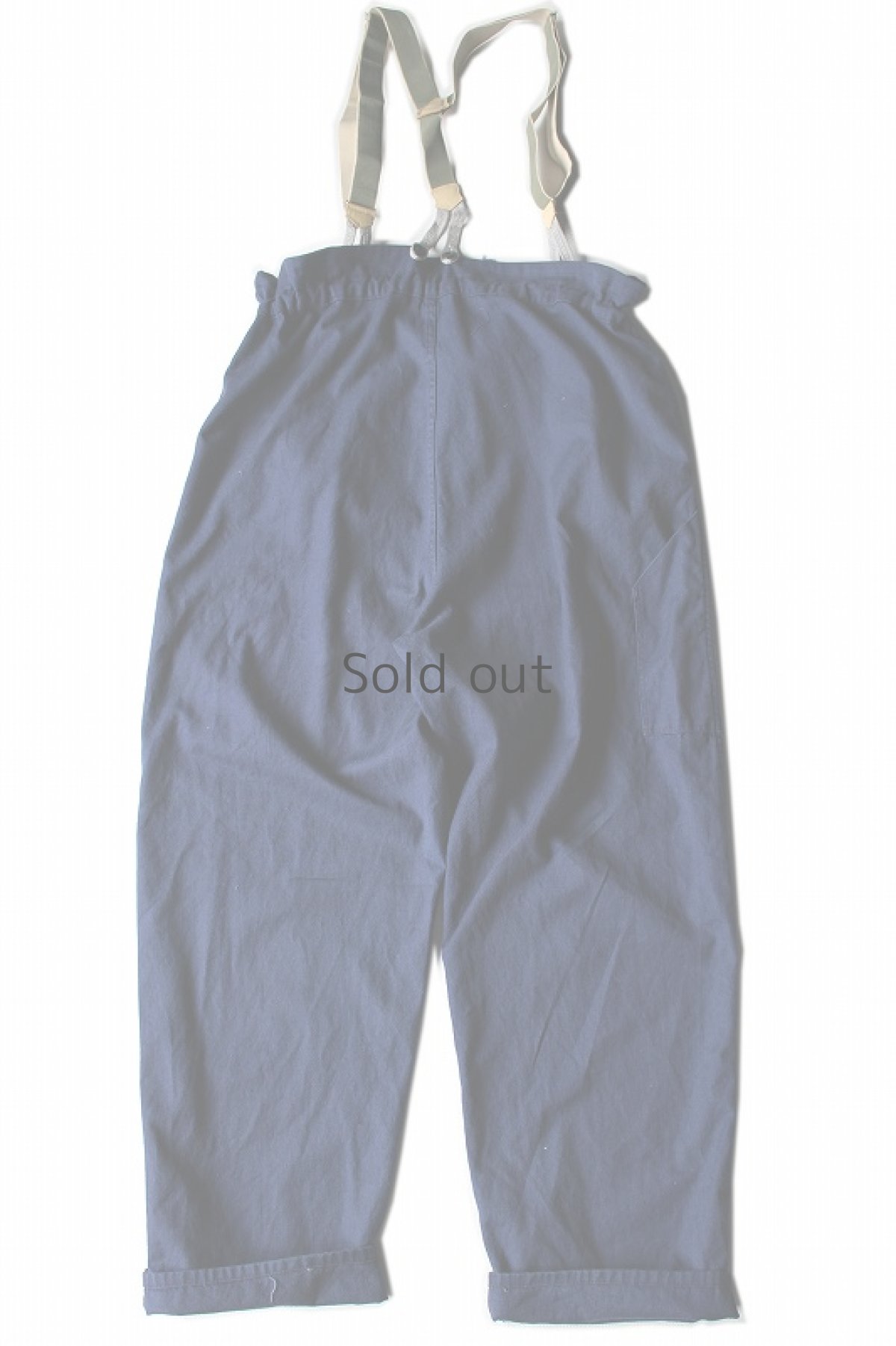 画像2: 【MITSUGU SASAKI】ビンテージリメイク フィッシャーマンオーバーオール (2)