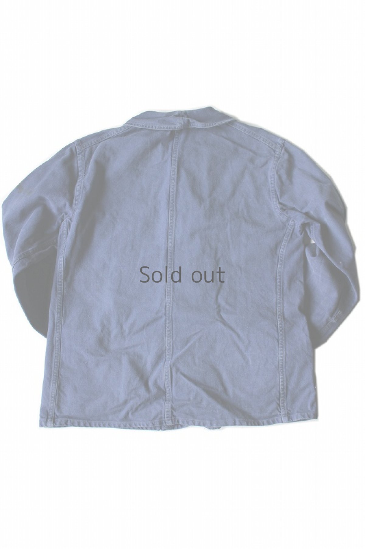 画像2: 【フランス】１９５０年代頃のコットンツイルワークジャケット(Le Cres souple) (2)