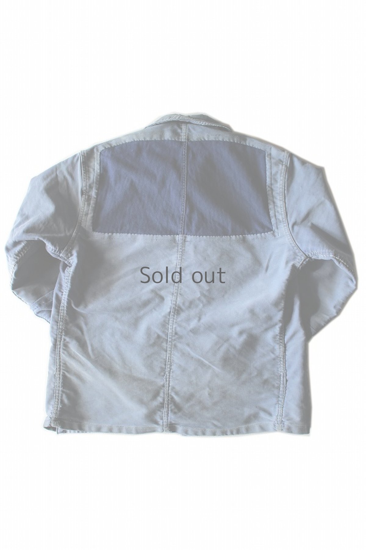 画像2: 【MITSUGU SASAKI】ビンテージリメイク　パッチワーク　モールスキン＆コットンツイル　ジャケット (2)