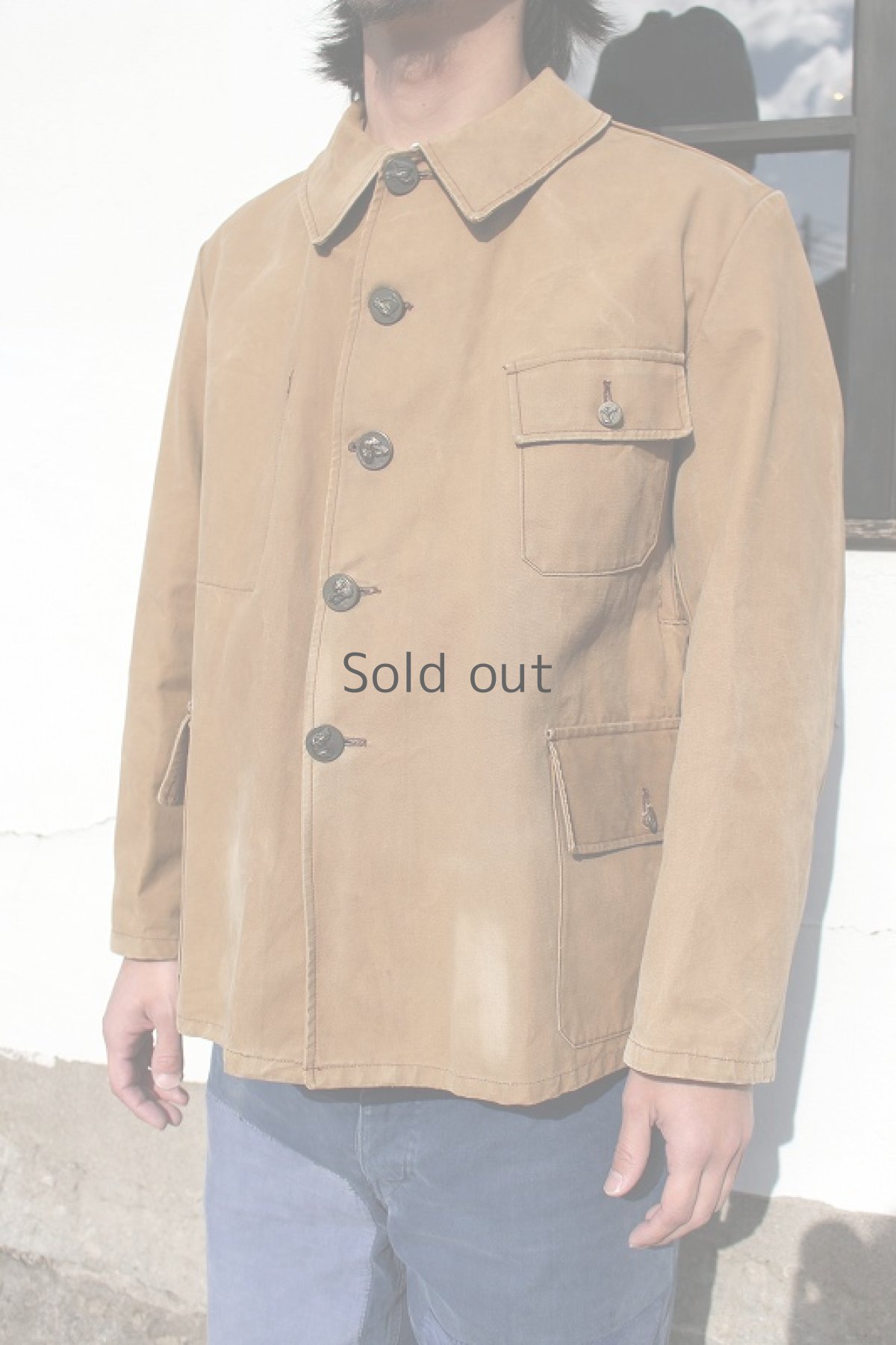 画像3: 【フランス】１９５０年代頃の動物ボタンダックハンティングジャケット（ADOLPHE LAFONT） (3)