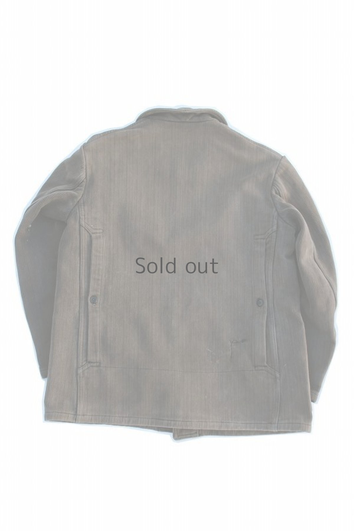 画像2: 【フランス】１９５０年代の動物ボタンコットンピケハンティングジャケット（小さめ） (2)