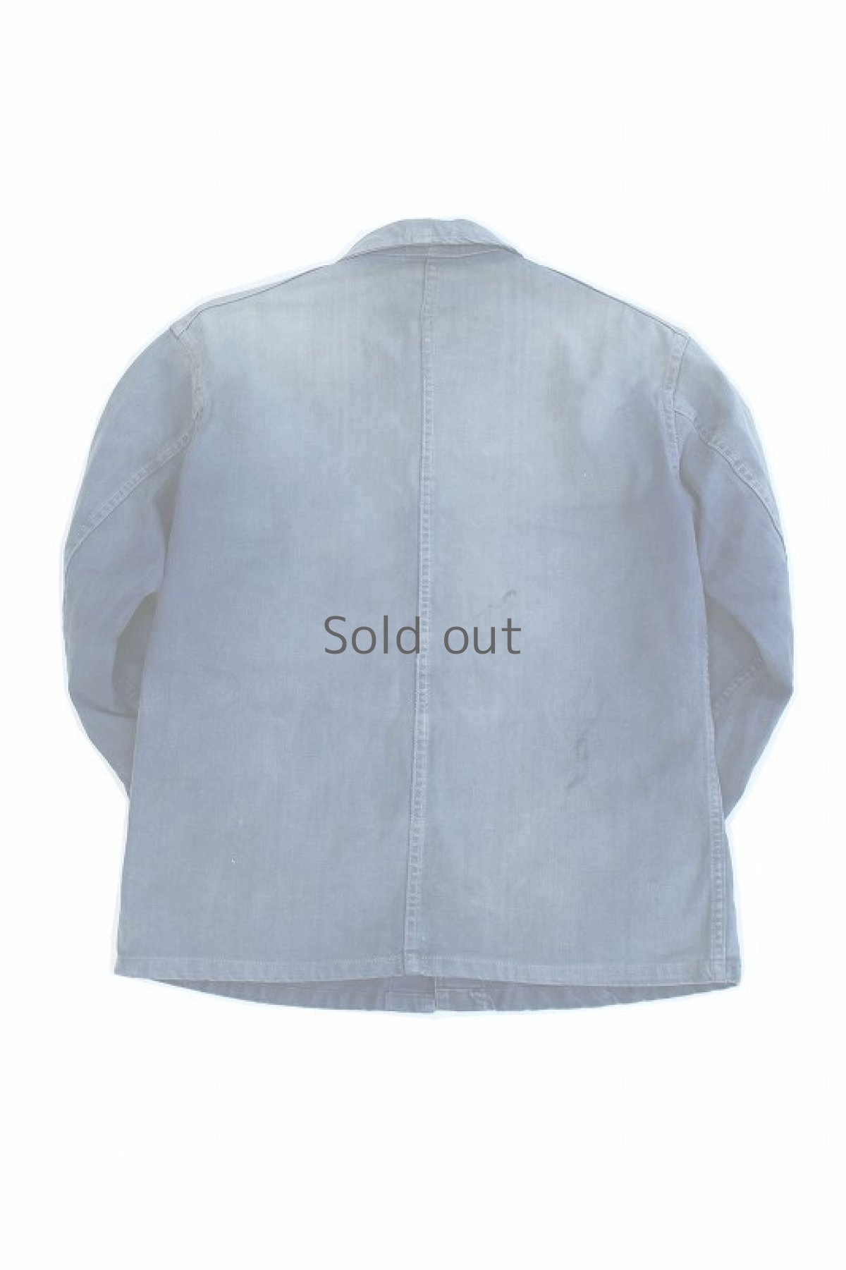 画像2: 【MITSUGU SASAKI】ビンテージリメイク　パッチワーク　ワークジャケット（古布パッチ） (2)