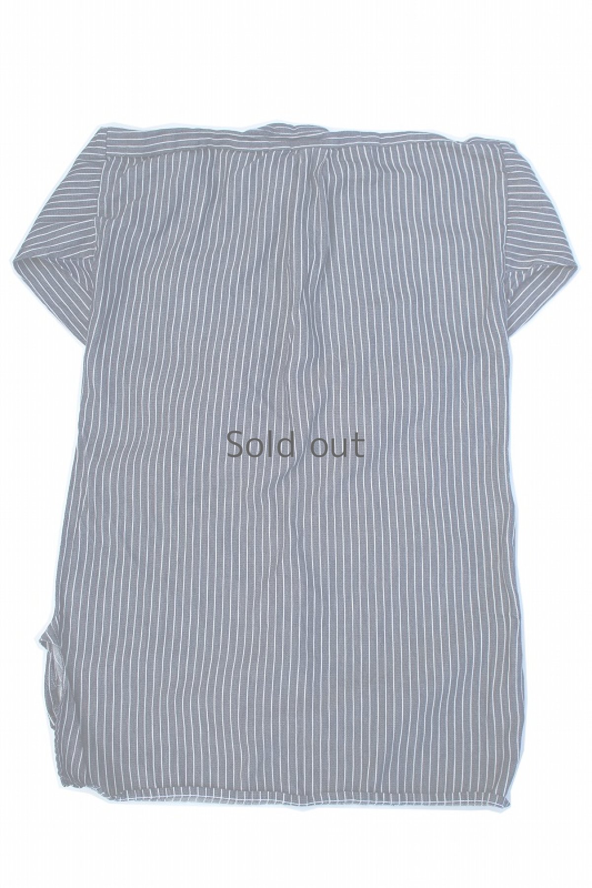 画像2: 【ドイツ】ビンテージ　ストライププルオーバーロングシャツ (2)