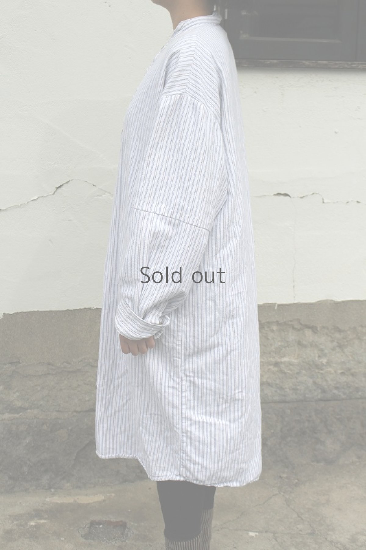 画像3: 【アイルランド】ビンテージ　ロングネルシャツワンピ (3)