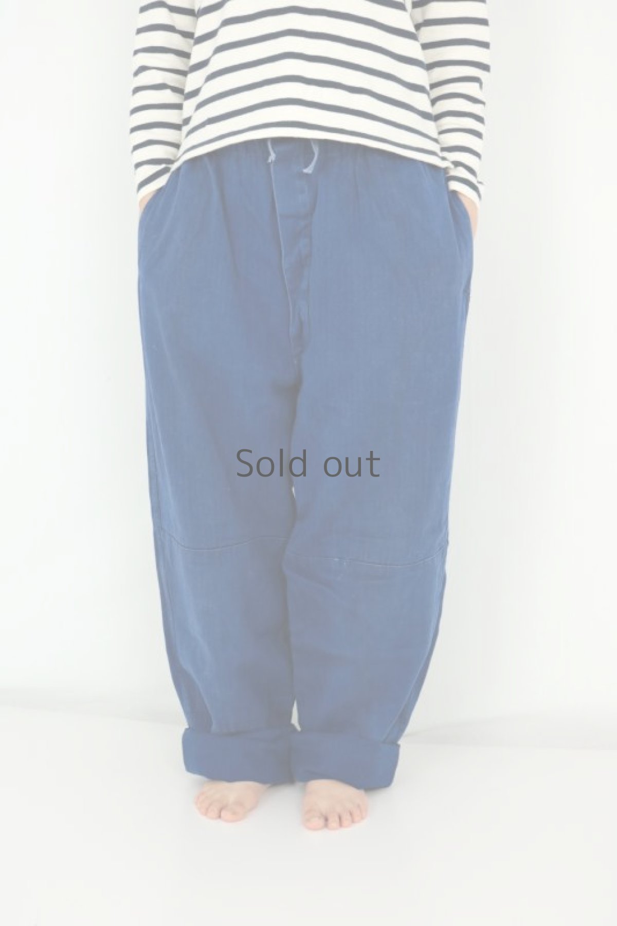 画像4: 【MITSUGU SASAKI】ビンテージ×リメイク　ワイドワークパンツ (4)