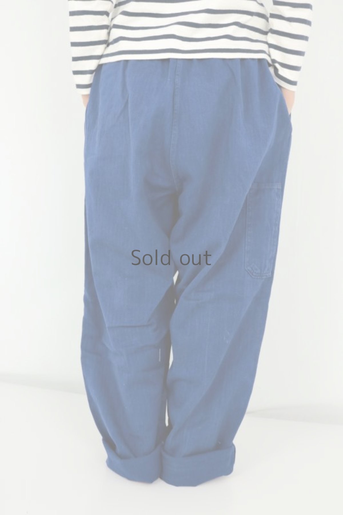 画像3: 【MITSUGU SASAKI】ビンテージ×リメイク　ワイドワークパンツ (3)