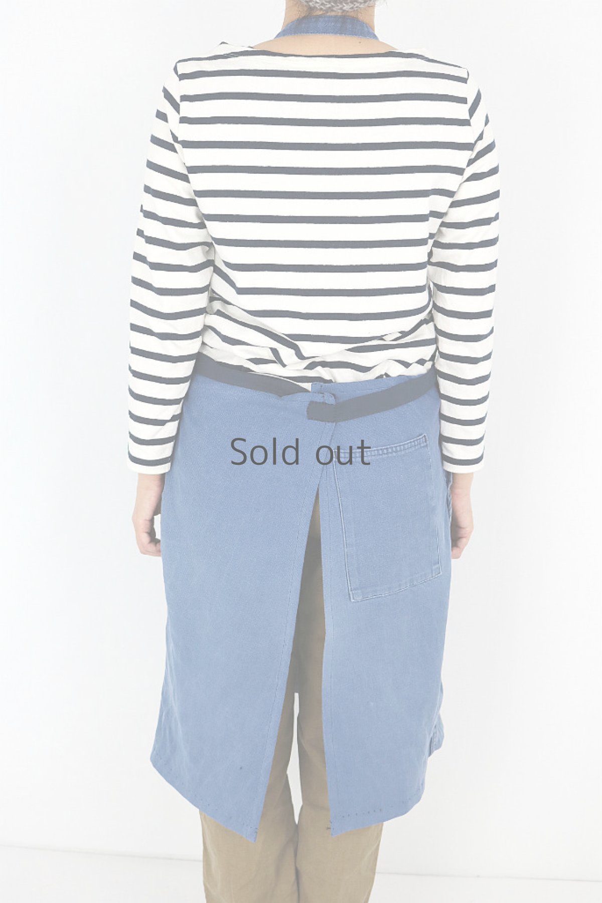 画像3: 【MITSUGU SASAKI】ビンテージリメイク　オーバーオールエプロン (3)