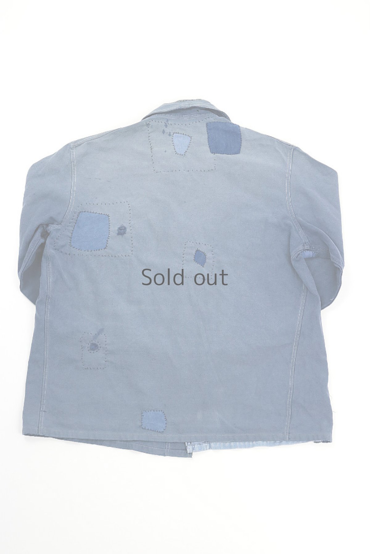 画像2: 【MITSUGU SASAKI】ビンテージリメイク　パッチワーク　ワークジャケット(FOR) (2)