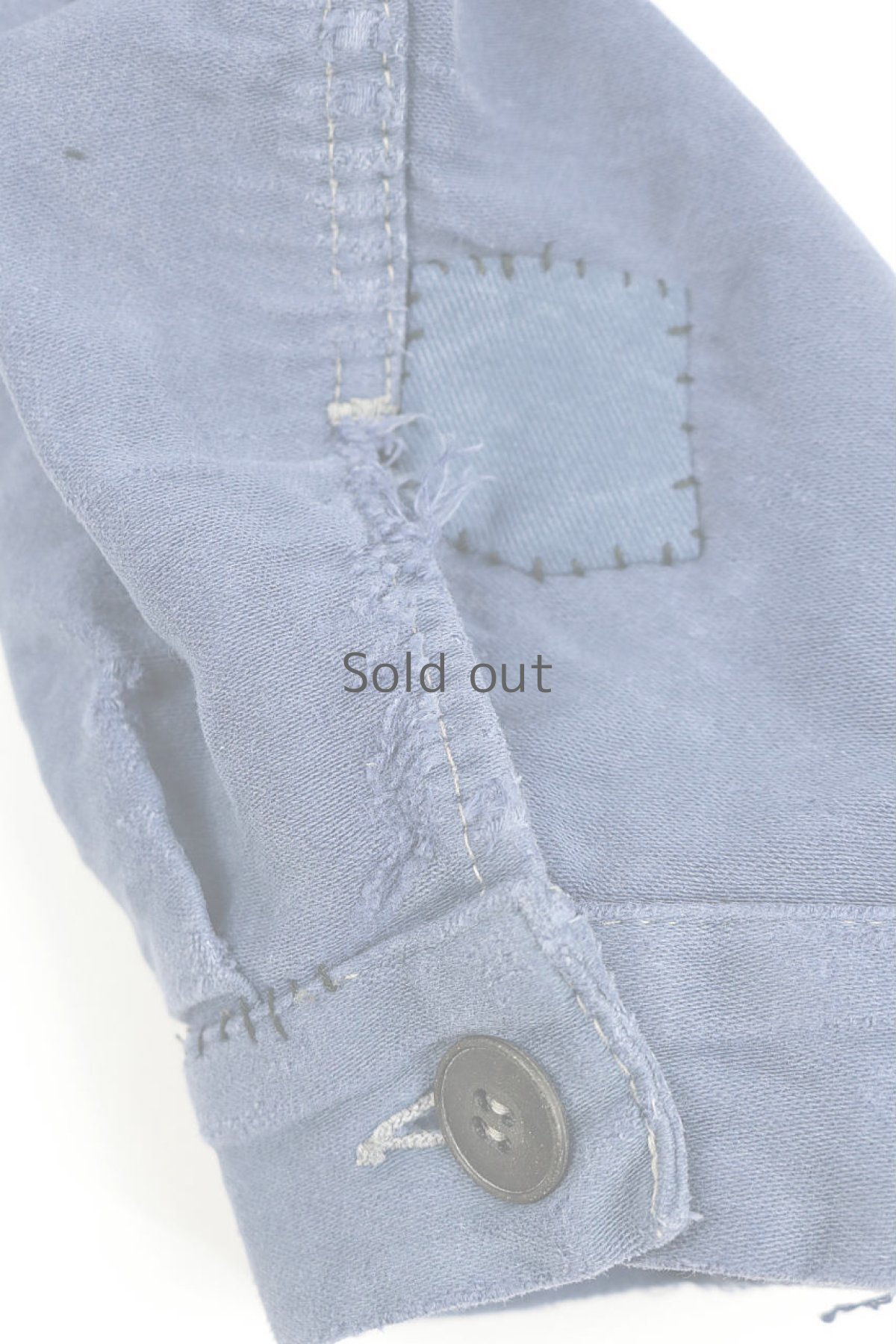 画像8: 【フランス】1960年代頃のブルーモールスキンワークジャケット (8)