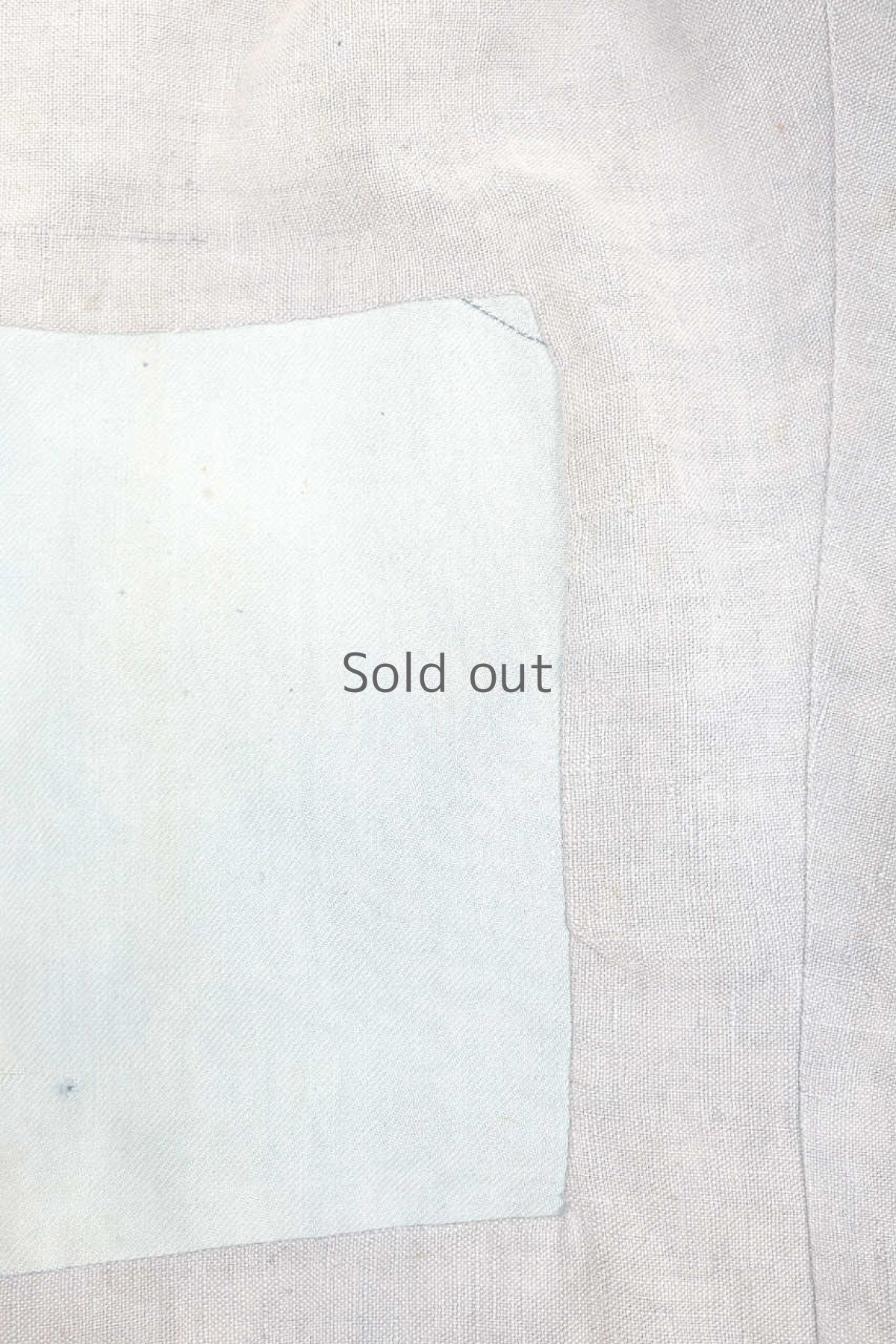 画像11: 【フランス】20世紀初頭　色あせたインディゴリネンのパッチワークパンツ (11)