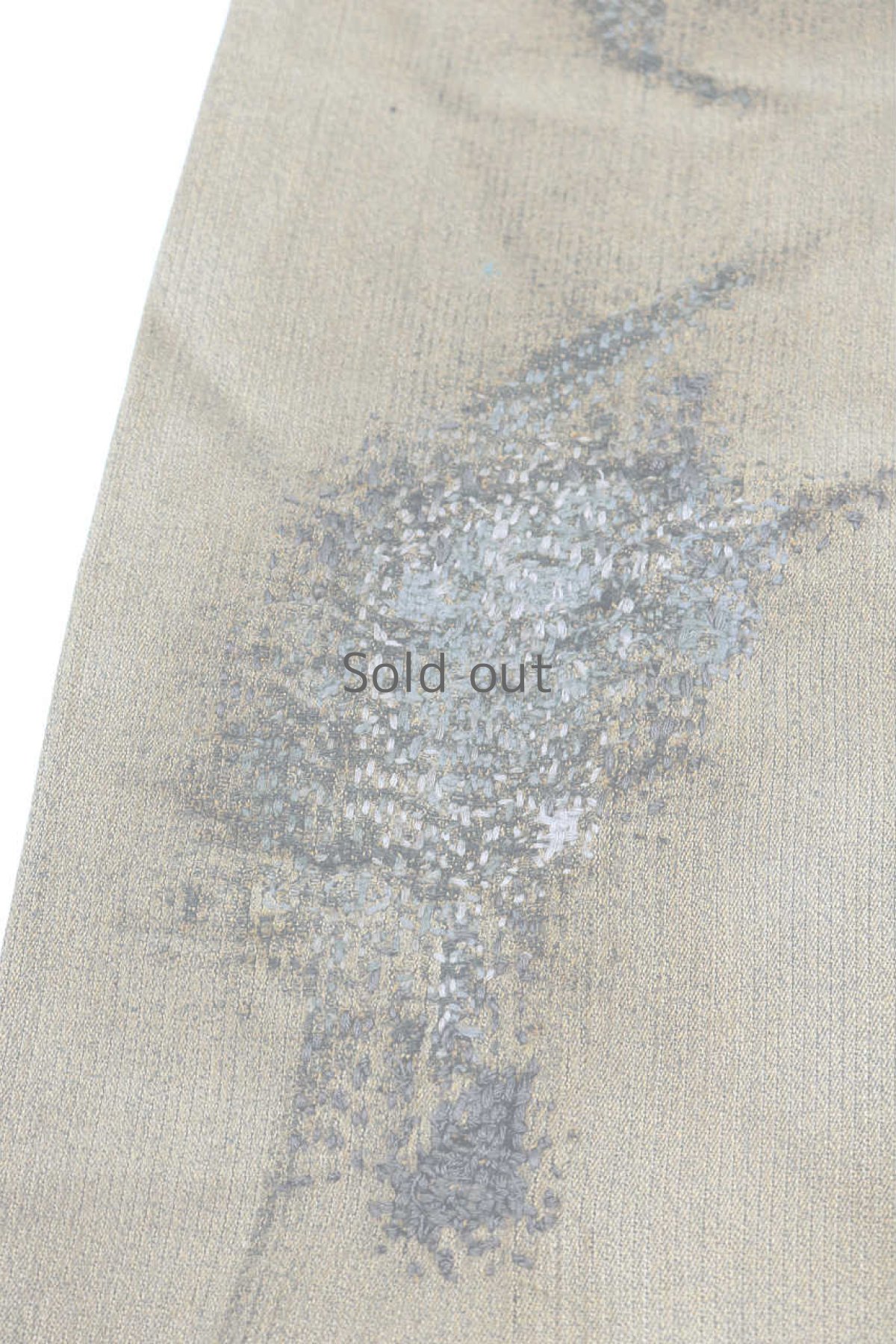 画像5: 【フランス】１９５０年代頃のコットンピケ ハンドリペアワークパンツ（Le Meilleur d'Amiens） (5)